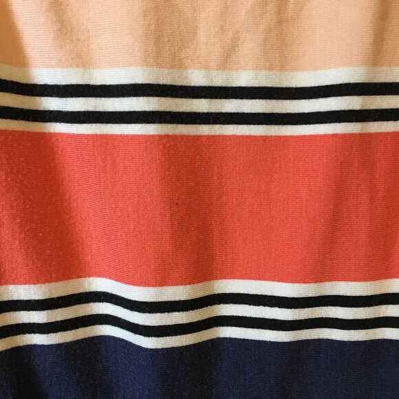 Rayon Sailor Stripe Summer Sleeveless Wrap Bubble Top Maxi Dress - Picture 10 of 16